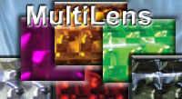 Multi Lens Vinyl  By The Yard