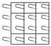 Short Roll Wire Wall Mount Vinyl Storage Rack