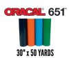 Oracal 651 Permanent Vinyl 30" x 50 Yard