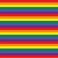 12" Rainbow Stripes Vinyl By The Foot