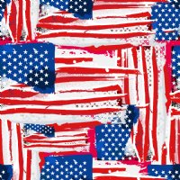 USA Flag Heat Transfer Vinyl By The Foot Pre-Masked