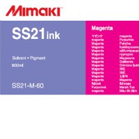 Mimaki SS21 Magenta 600ml Solvent Ink Pouch