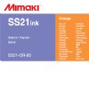 Mimaki SS21 Orange 600ml Solvent Ink Pouch
