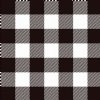 Black / White Buffalo Plaid Heat Transfer Vinyl By The Foot Pre-Masked