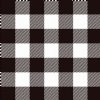 Black / White Buffalo Plaid Heat Transfer Vinyl By The Foot Pre-Masked