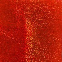 Fluorescent Orange Glitter - Fantasy Film Vinyl By The Foot