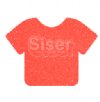 Siser Neon Grapefruit Glitter Heat Transfer By The Foot