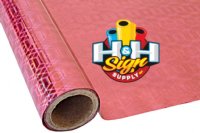 Hexagon Pink Textile Foil 12" x 25' Roll