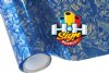 Marble Blue Textile Foil 12" x 25' Roll 