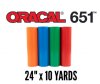 Oracal 651 Permanent Vinyl 24" x 10 Yard