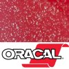 24" Explosive Red Sparkle Oracal 851 Sparkling Glitter Metallic Cast Vinyl By The Foot
