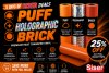 Puff, Holographic, Brick HTV Roll Sale