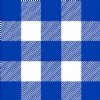 Royal Blue / White Buffalo Plaid Heat Transfer Vinyl By The Foot Pre-Masked