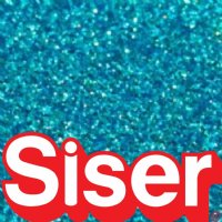 12" Siser Aqua Glitter Heat Transfer By The Foot