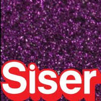 Siser Eggplant Glitter Heat Transfer By The Foot