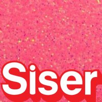 Siser Neon Pink Glitter Heat Transfer By The Foot