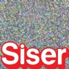 12" Siser Silver Confetti Glitter Heat Transfer By The Foot