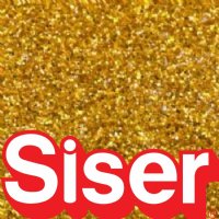 12" Siser Yellow/Gold Glitter Heat Transfer By The Foot