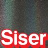 Siser Easy Puff Glitter Rainbow Black 12" x 25 yards