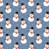 24" Snowman Pattern Vinyl By The Foot