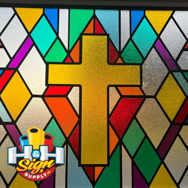 Faux Stained Glass Magic with Oracal 8300 Vinyl