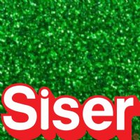 12" Siser Grass Green Glitter Heat Transfer By The Foot