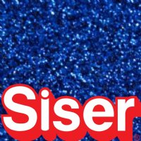 12" Siser Royal Blue Glitter Heat Transfer By The Foot