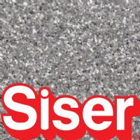 Silver Siser Glitter 12" x 5 yd Roll