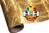 3D Stars Gold Textile Foil 12" x 25' Roll