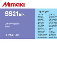 Mimaki SS21 Light Cyan 600ml Solvent Ink Pouch