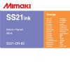 Mimaki SS21 Orange 600ml Solvent Ink Pouch