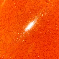 12" Electric Orange Sparkle Oracal 851 Sparkling Glitter Metallic Cast Vinyl By The Foot