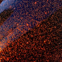 12" Sinister Orange Sparkle Oracal 851 Sparkling Glitter Metallic Cast Vinyl By The Foot