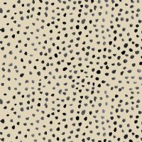 24" Almond Dots Vinyl By The Foot