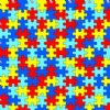12" Autism Awareness (Laminated) Vinyl By The Foot