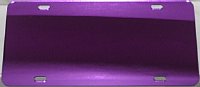 Purple Mirrored Acrylic License Plate Blanks