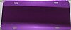 Purple Mirrored Acrylic License Plate Blanks