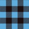 12" Columbia Blue / Black Buffalo Plaid (Laminated) Vinyl By The Foot