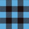 12" Columbia Blue / Black Buffalo Plaid (Laminated) Vinyl By The Foot