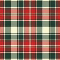 12" Country Plaid Christmas (Laminated) Vinyl By The Foot