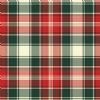 Country Plaid Christmas Heat Transfer Vinyl By The Foot Pre-Masked