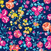 Countryside Floral Heat Transfer Vinyl By The Foot Pre-Masked