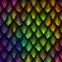 Dragon Scales Heat Transfer Vinyl By The Foot Pre-Masked