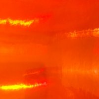 Fluorescent Orange Oil Slick Rainbow Vinyl By The Foot