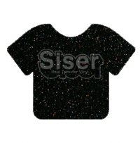 Galaxy Black Siser Glitter 20" x 5 yd Roll