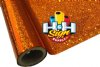 Glitter Stars Orange Textile Foil 12" x 25' Roll