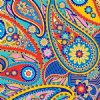 Goldie's Paisley Heat Transfer Vinyl By The Foot Pre-Masked
