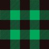 PRE-MASKED Green / Black Buffalo Plaid Heat Transfer Vinyl By The Foot