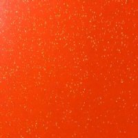 24" GT Dark Orange Transparent Ultra Glitter Vinyl By The Foot