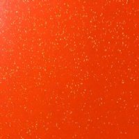 12" GT Dark Orange Transparent Ultra Glitter Vinyl By The Foot